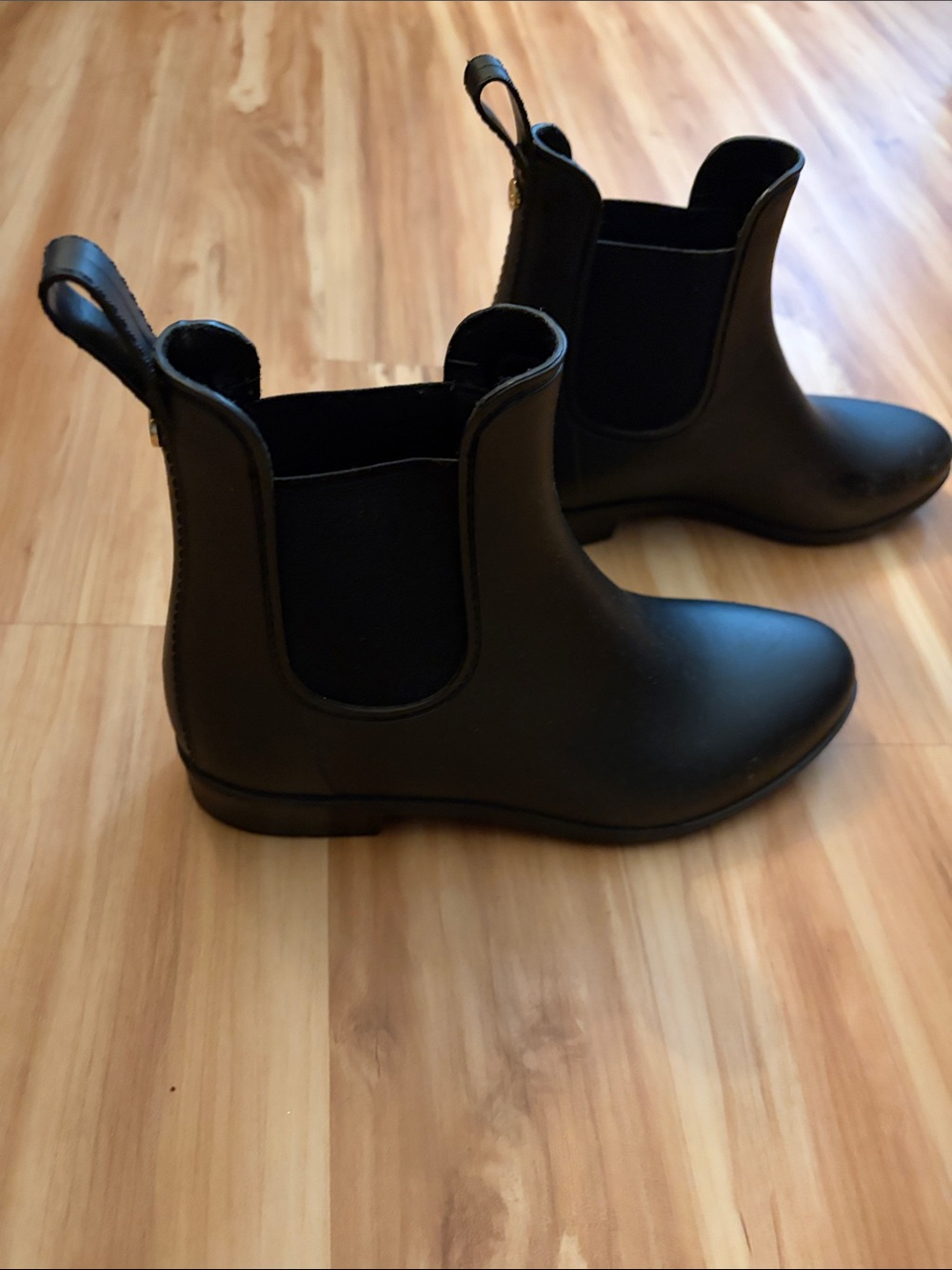Sam Edelman Black Chelsea Rain Booties
